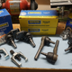 New parts, including some tie rod ends - those will be a later job. Pay no mind to those jaw pullers. They didn’t work so well for this task.